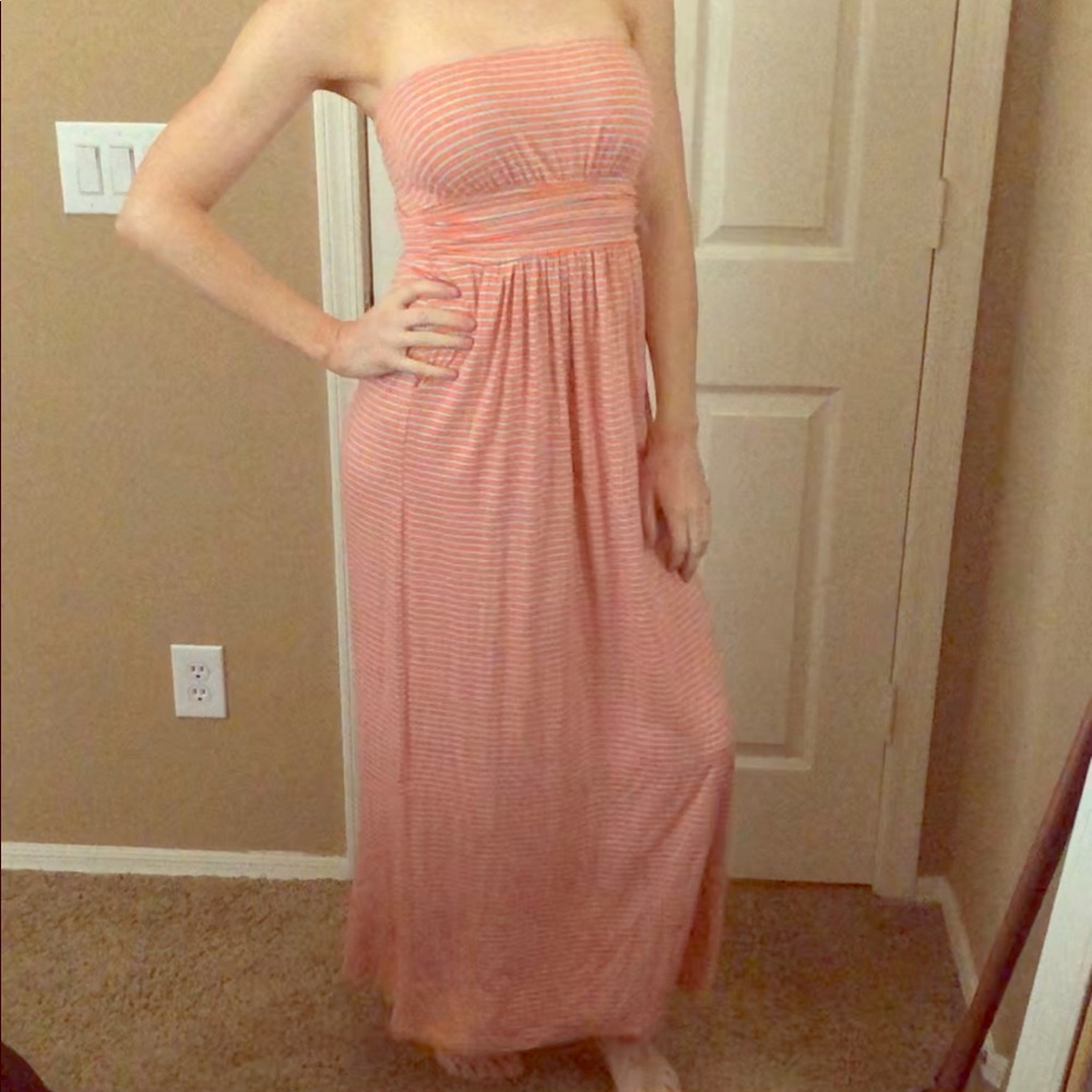 Striped maxi dress